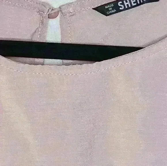 Shein pink embroidered top xl - Picture 3 of 4